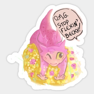 OMG Beckie! Sticker